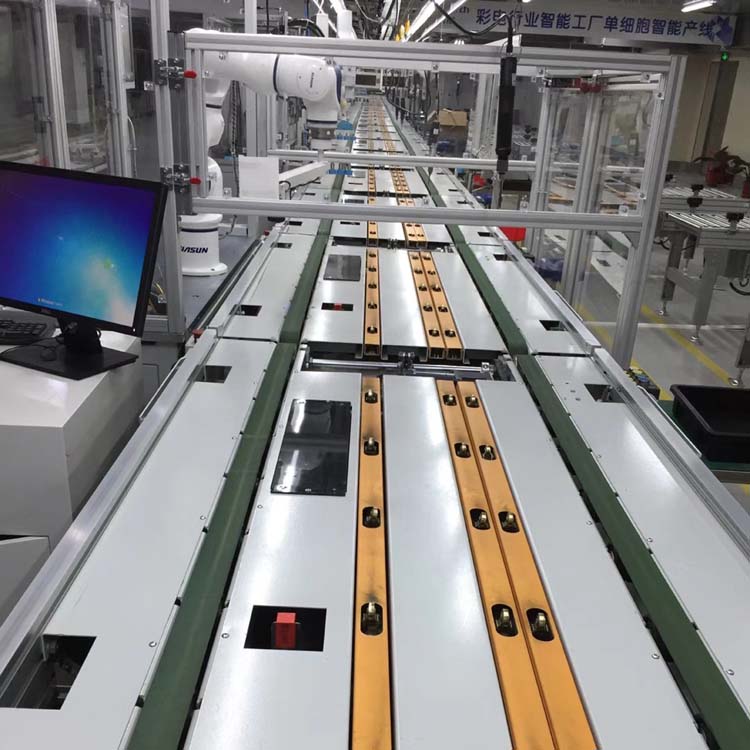 带电集倍速链生产线